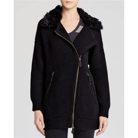 burberry knit moto jacket|burberry coats for women.